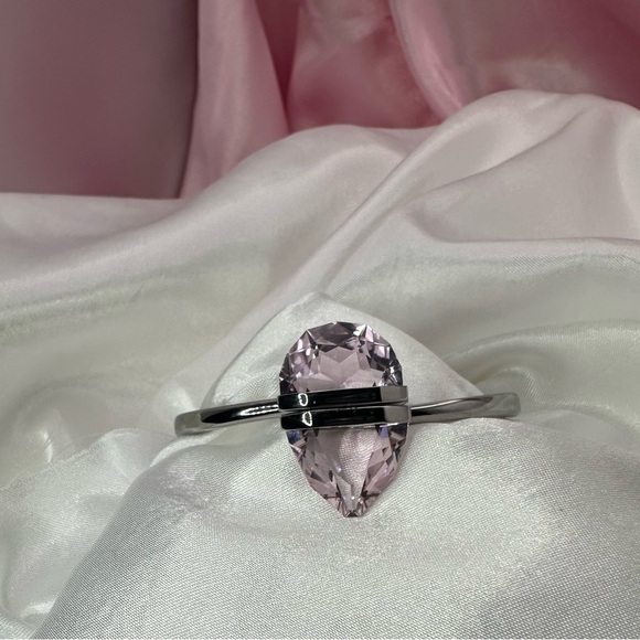 Swarovski Lucent Pink Pear Crystal Magnetic Bangle – NIB – Medium - Picture 4 of 17